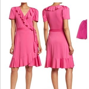 Viola Faux Wrap Mini Dress